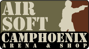 Logo camphoenix Arena e shop soft Air